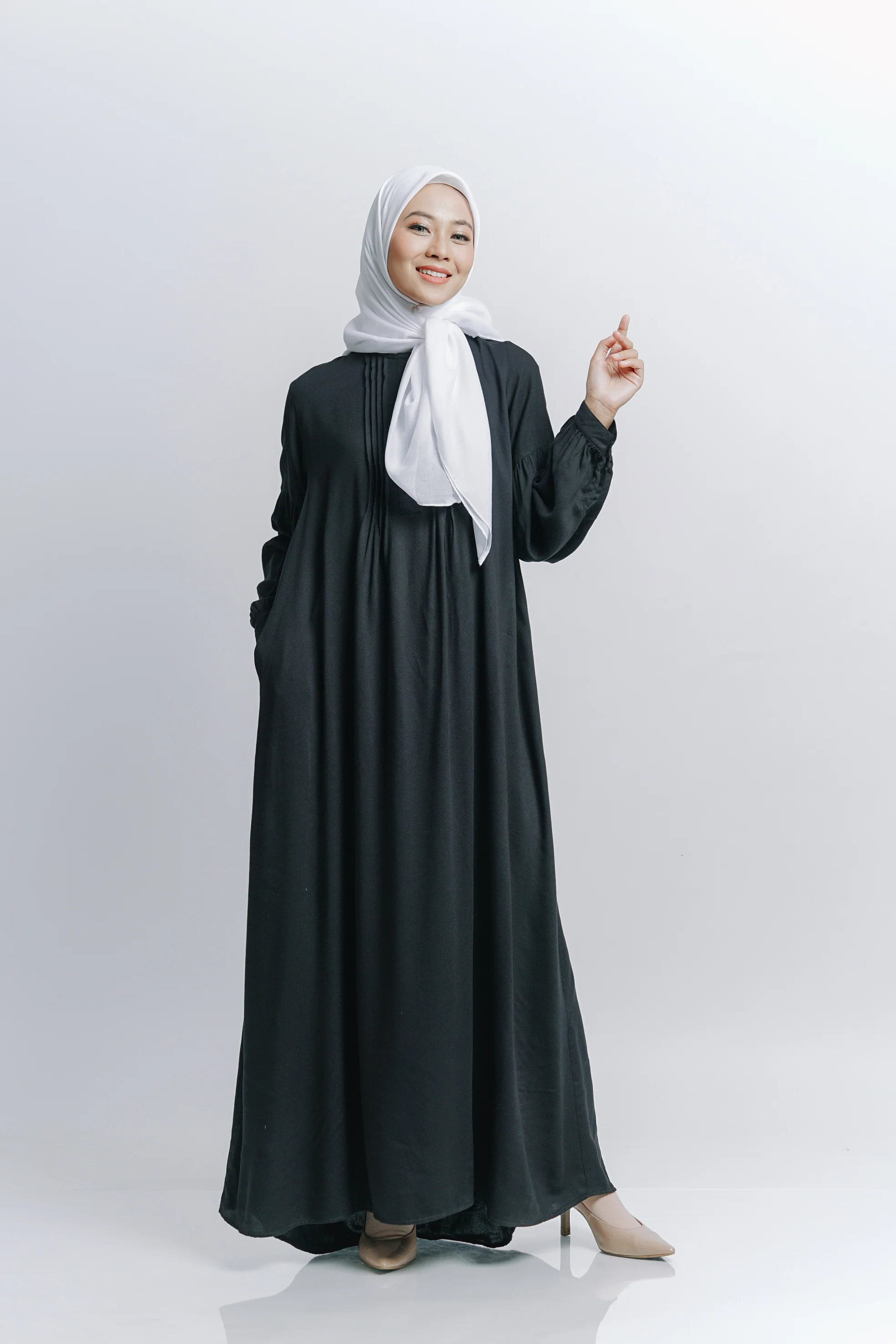 Elzatta Gamis Narina - Hitam